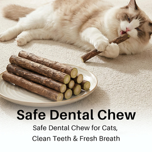 Bastoncini di Silvervine Ecologici per Gatti, con Logo Personalizzato, Sicuri da Masticare, Stimolanti la Salivazione, Bastoncini di Matatabi per Gattini, Giocattolo per Gatti con Catnip - Product Image 2
