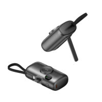 Batterie externe 20W à chargement rapide avec câble intégré, 10000mAh, charge magnétique sans fil pour montre avec support pliable – Meilleure vente