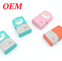 Tampons OEM auto-encreur avec logo personnalisé Tampon Flash du monde aquatique pour vêtements personnalisés Tampon nominatif pour enfants