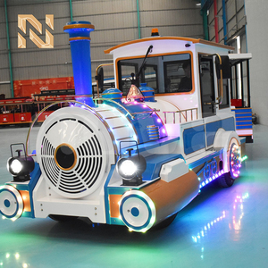 Tren Turístico sin Rieles Nova Rides de 58 Asientos, Diseño Occidental, Diésel, Alcance de 300 km, Equipo de Parque de Atracciones - Product Image 1