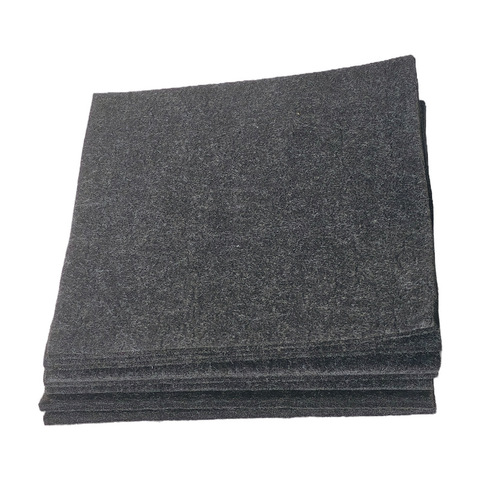 Factory Direct Supply Needle Puched Wear Resistant Thickened Polyester Black Felt