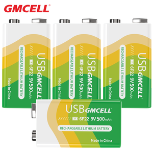 Batterie rechargeable AA, AAA, D, 9V avec câble de charge Type-C, batterie lithium rechargeable par USB pour appareils électroménagers - Product Image 3