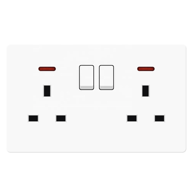 China Fitting Uk Luxury Fancy Home Electrical Wall Sockets and Switches