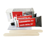 Adhésif époxy liquide gris de qualité industrielle Wurth FE1 AB, mastic pour acier, réparation de métaux, non polluant, 500 g