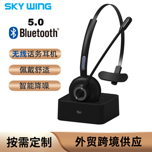 Levn <b>Wireless</b> Headset Over Ear Computer Use With <b>Mic</b> Type C Charging - Product Image 5