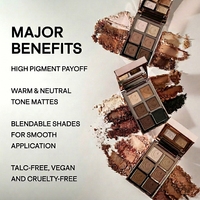 Palette de fards à paupières mats et scintillants personnalisés en gros sous marque privée, maquillage de luxe hautement pigmenté