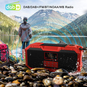 2025 Kopen Beste Rood Draagbare 4000 Mah Dab Zaklamp Digital Hand <span class=keywords><strong>Cranck</strong></span> Noodradio Solar En Opwindbaar Kit de supervivencia - Product Image 2