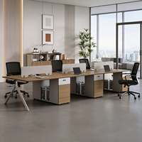 Bureau de travail durable pour le personnel de bureau, table de bureau modulaire pour la décoration de lieux de travail modernes