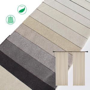 Rideaux occultants nouveau Design <span class=keywords><strong>lin</strong></span> tissu 100% Polyester rideau occultant tissu pour la maison pour hôtel - Product Image 1