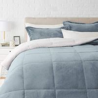 Ensemble de couette polaire épaisse et moelleuse, ensemble de literie Super confortable et chaud pour l'hiver, ensemble de couette double 2 pièces