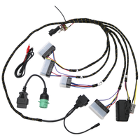 Câble de programmation ECU à 5 connecteurs, faisceau d'alimentation de diagnostic multi-interface adapté aux moteurs Cummins