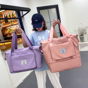 Sac de sport T Cross Border à séparation sec/humide, en nylon léger et pliable, sac à bandoulière pour voyage, natation et usage quotidien - Product Image 1