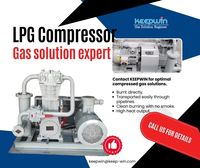 Compresseur de gaz biogaz GPL propane ammoniac 10bar 16bar 24bar pour camion chargement déchargement avec composant moteur central à vendre