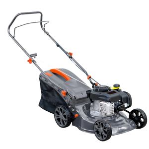 Cortacésped industrial de un solo cilindro, 4 tiempos, a gasolina, inalámbrico, de empuje manual, con caja recolectora de césped de 45L y 3.5HP - Product Image 1