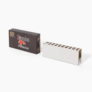 Custom Ammo Boxes with Logo Packaging Two Truck End Carton Coated Paper For Ammo 9mm With Paper Trays