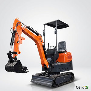 Excavatrice compacte de 1,2 tonne à bras de rotation zéro, moteur Kubota, certifiée EPA CE, idéale pour les projets urbains en espace restreint, directement de l'usine - Product Image 2