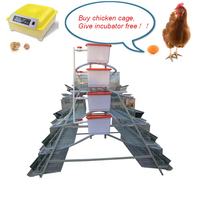 Prix d'usine – Cage automatique à 3 niveaux pour poules pondeuses – Équipement d'élevage avicole