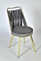 Ensemble de table à manger moderne avec 6 chaises, durable, de luxe, style européen, meubles de cuisine, plateau en marbre, design économique, maison