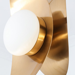 Hot bán giảm giá ưa thích treo đèn trần Vàng sắt thủy tinh màu trắng hiện đại ánh sáng mặt dây chuyền cho bàn ăn phòng ngủ - Product Image 4