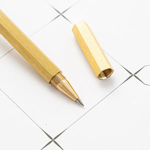 Derniers modèles – Vente en gros de stylos hexagonaux miniatures vintage personnalisables en laiton avec logo sur mesure pour cadeaux – Fournisseur - Product Image 6