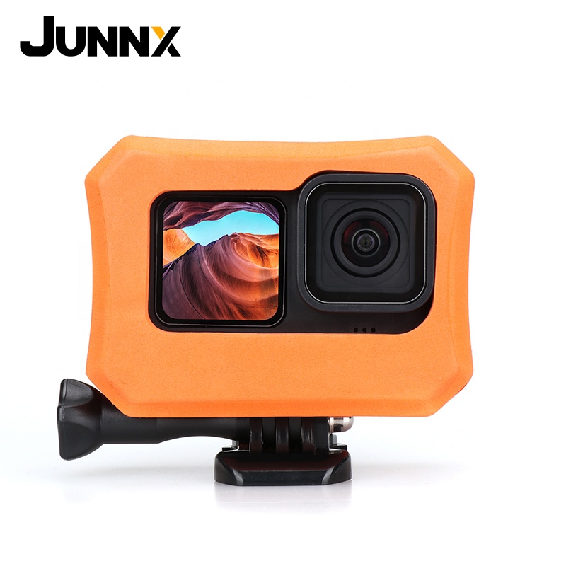Junnx для экшн-Камеры Gopro hero 9 оранжевый EVA плавучий защитный чехол для Go Pro Аксессуары плавающий корпус для серфинга