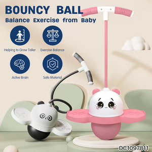 Trong nhà ngoài trời panda tập thể dục nhảy trẻ em thể thao bóng động vật bouncy Bóng đồ chơi - Product Image 2