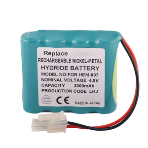 Batería <span class=keywords><strong>HEM</strong></span>-907 RHINO POWER para <span class=keywords><strong>Omron</strong></span> 48H907N-AU, <span class=keywords><strong>HEM</strong></span>-907XL, 48H907N, ANIC0879, 48H907N, B11333 NiMH 4.8V 2000mAh NIMH - Product Image 1