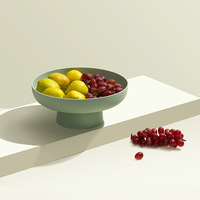 Moderne Luxe Pp Ronde Fruitschaal Voor Feestjes Bruiloften Decoratieve Fruitschaal Voor Tafelblad