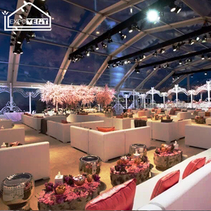 Lusso esterno telaio in alluminio per banchetti tenda in PVC tessuto per giardino terrazza matrimonio padiglione sala conferenze per feste - Product Image 4