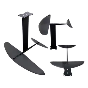 Planche de surf à aile en carbone et aluminium 3K de 2100 cm, unisexe, pour débutants, hydrofoil pour sports nautiques, kitesurf, modèle F11, F11 Water - Product Image 6