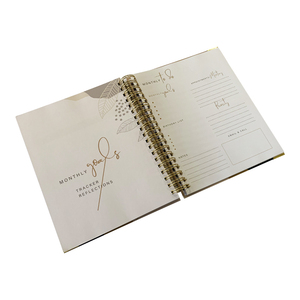 Planificador en espiral, impresión personalizada <span class=keywords><strong>con</strong></span> <span class=keywords><strong>pegatinas</strong></span>, novedad de <span class=keywords><strong>2023</strong></span> - Product Image 6