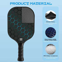 Sac de raquette de pickleball Gen5, accessoires, noyau en fibre de verre alvéolé, épaisseur 16 mm, haute qualité, OEM ODM, marque Jiule, pour enfants et adultes