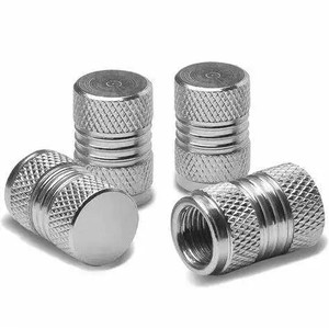 Teile Auto Rad Reifen ventil Staubs chutz Ventil kappen CNC-Dreh bearbeitung Kunden spezifische eloxierte Oberflächen behandlung Bunte Aluminium legierung - Product Image 4