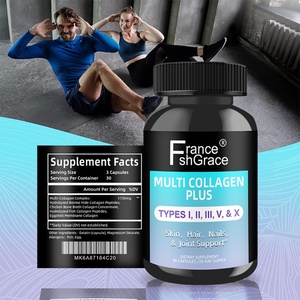 Capsules de collagène multi-complexes de haute qualité pour adultes, biotine, acide hyaluronique, vitamine C, 90 capsules, meilleures capsules de collagène - Product Image 3