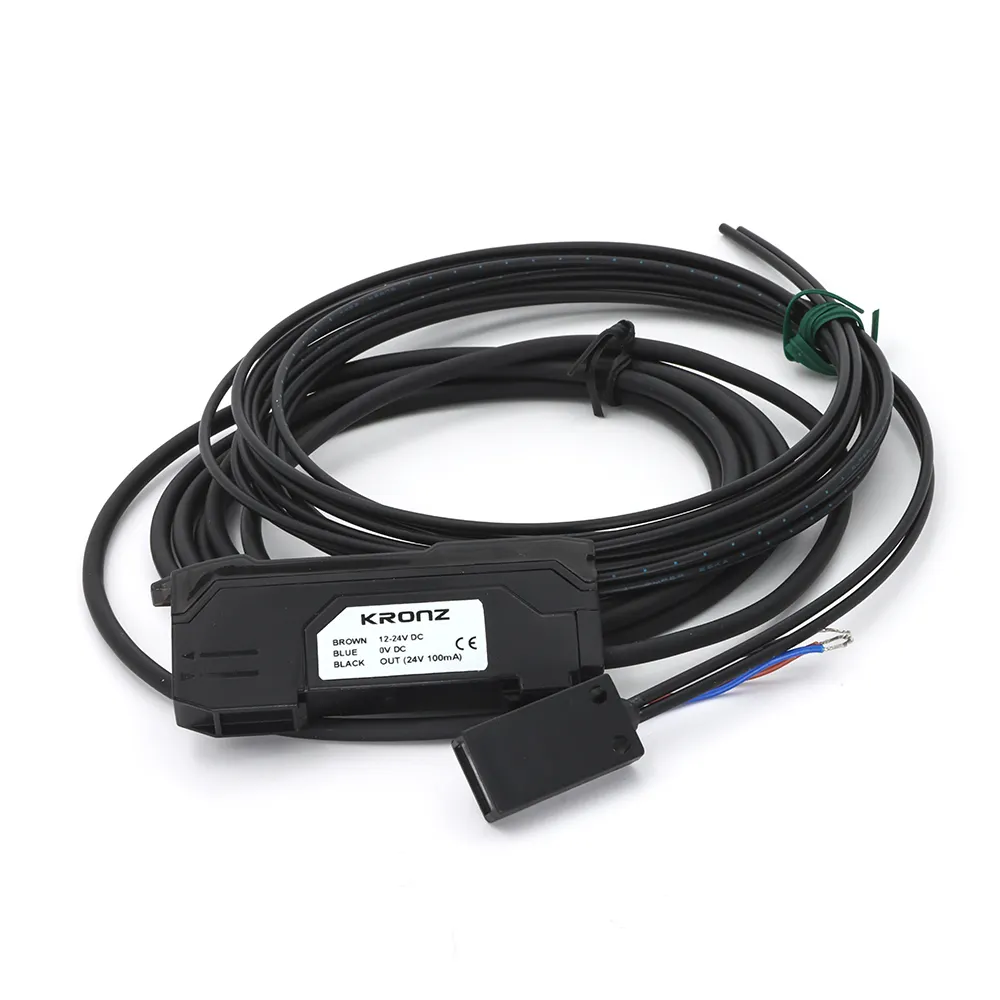 KRONZ NPN/PNP tipi kablo/M8 bağlantı yöntemi BFH serisi akıllı dijital Fiber optik sensör BFH-23N
