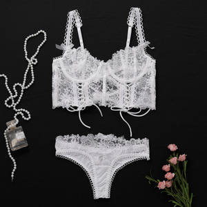 ZZYUP 6115HU ซาตินเย็บปักถักร้อยกางเกงลูกไม้ผีเสื้อ Intimates ชุดชั้นในเซ็กซี่ชุดชั้นในผู้หญิงต่ําเอวกางเกงลูกไม้สุภาพสตรี <span class=keywords><strong>Brie</strong></span> - Product Image 5
