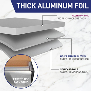 Wholesale Price Soft Temper <b>Kitchen</b> Household Aluminium Foil <b>Paper</b> in Roll Aluminium Foil Rolls - Product Image 3