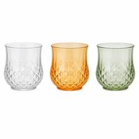 Gobelet moderne en plastique PS Diamond 230ml/240ml sans pied ou à pied court pour événements