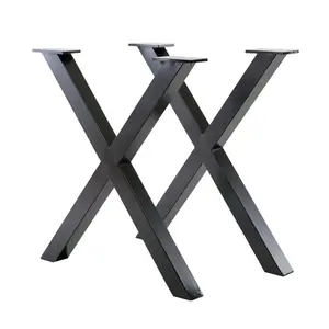 Fashion design X shape coffee table legs 02.01.037 metal legs for tables