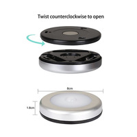 Lampu LED Nirkabel TAIKOO untuk Bawah Kabinet, Koridor, Lemari, Lampu Sensor Gerak Bertenaga Baterai dengan Remote