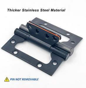 Bisagra empotrada 2BB personalizada del proveedor del fabricante OEM y bisagra de puerta 4BB para puerta de madera Diseño moderno de hierro - Product Image 3