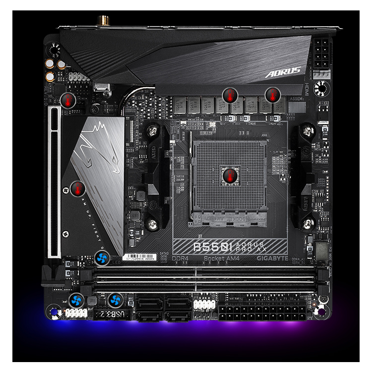 マザーボード GIGABYTE B550I AORUS PRO AX B550I AORUS PRO AX｜AORUS - ギガバイト 日本