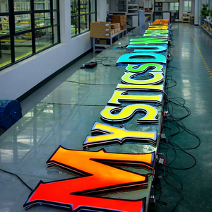 Letras de Canal LED RGB Personalizadas, Letrero Luminoso con Cambio de Color, Letrero de Letras Iluminadas a Todo Color Programable - Product Image 2