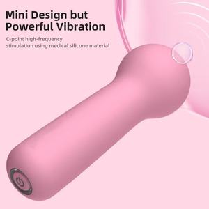 Giocattolo del sesso adulto 10 vibrazione di frequenza Mini vibratore del Silicone, masturbatore femminile, forte bastone di massaggio orgasmico di terremoto - Product Image 2