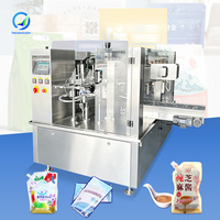 Machine de remplissage automatique horizontale pour sachets préformés miniatures de sauce au fromage OCEAN