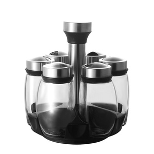 New Product Ideas 2026 Home and Kitchen Revolving <strong>Countertop</strong> <strong>Spice</strong> <strong>Rack</strong> Pour Caps Variety Rotating <strong>Spice</strong> <strong>Rack</strong> Organizer - Product Image 1