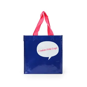 New Style Reusable RPET Shopping Tote Bag High Quality Custom Logo Woven And Printed Good Reputation And Recyclable