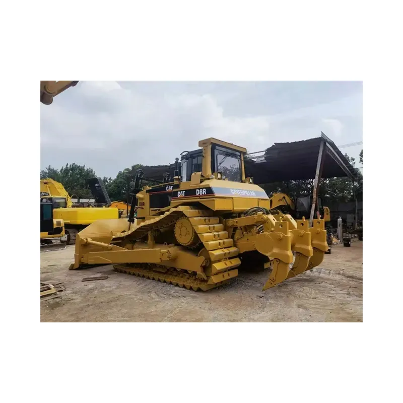 Tout nouveau bulldozer sur chenilles japonais CAT D8R chenilles d'occasion bulldozer D8R prix bas