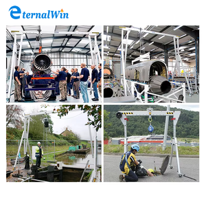 رافعة جسرية محمولة قابلة للطي من الألومنيوم لرفع القوارب الصغيرة للبيع - Product Image 2