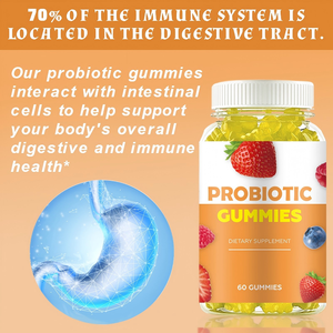 <span class=keywords><strong>Complexe</strong></span> <span class=keywords><strong>probiotique</strong></span>, Gommes de vitamines probiotiques Gommes probiotiques quotidiennes, rendez la vie pleine de vitalité - Product Image 3